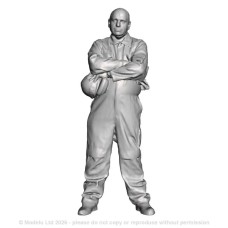 An Engineer with arms folded