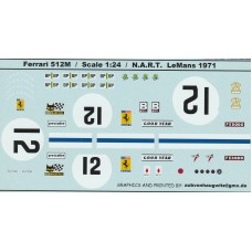 Ferrari 512M - N.A.R.T. Le Mans 1971
