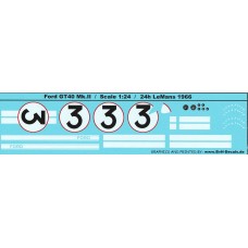 Ford GT40 MKII 1:24th scale 24h Le Mans 1966