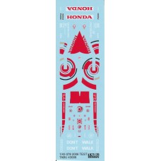 Tabu Design Decal set for the 1/43rd Honda Concept Car 078 (Test 2006)