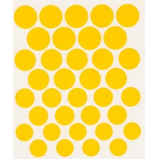 Roundels 1:24th scale - Yellow