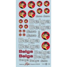 Belga Sponsor Decal Sheet 