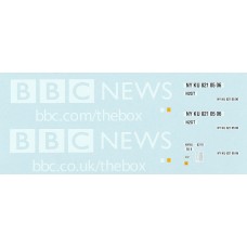Waterslide Decal Sheet 40' Container OO Gauge 