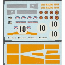 DMC 1:43rd scale Ferrari 512M Decal Set - LeMans 1971