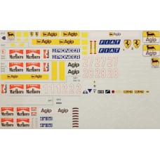 MSM Creation 1:20th Ferrari 640-643 Decal Set