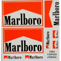 1:12th Yamaha 'Marlboro' decal sheet for the 1989 Yamaha YZR500 1:12th Yamaha 'Marlboro' decal sheet for the 1989 Yamaha YZR500