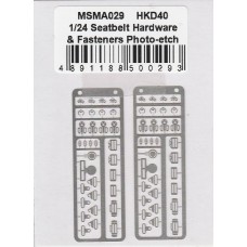 MSM Creation 1:24th scale photo-etched race harness fittings