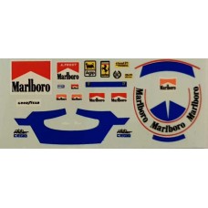 1:20th scale Alain Prost helmet and Race Suit Decals - Ferrari