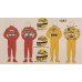 1:43rd Scale Aryton Senna helmet and race suit decals.