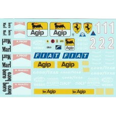 MSM Creation 1:12th Ferrari 641/2 (F1-90) Decal Set