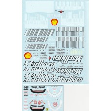 MSM Creation Decal set for the 1:18th Ferrari F2007/2008