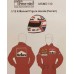 1:12th scale Nigel Mansell helment and race suit decals Ferrari