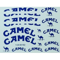 MSM Creation Camel decal set for the 1:20th Tamiya Benetton B192