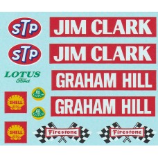 1:12th Lotus 49 waterslide decal set
