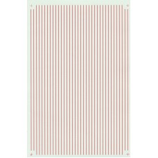 Microscale Red Stripe Decal Sheet 1/64" wide