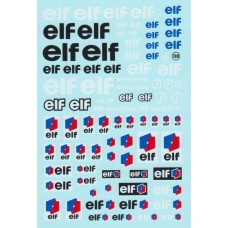 Elf Sponsor Decal Sheet 