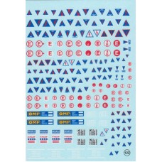 Electrical Warning and Instruction Signs Decal Sheet