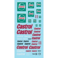 Castrol (old style - green background) Sponsor Decal Sheet 