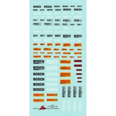 Bosch Sponsor Decal Sheet