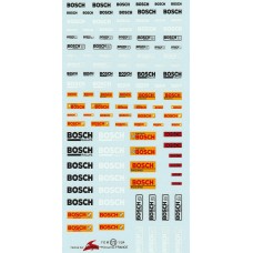 Bosch Sponsor Decal Sheet
