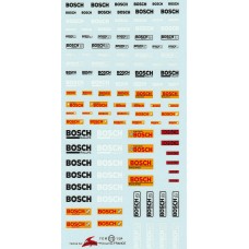 Bosch Sponsor Decal Sheet