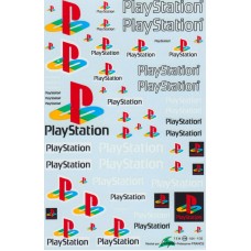 Playstation Waterslide Decals Playstation Waterslide Decals