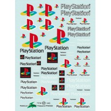 Playstation Waterslide Decals