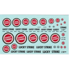 Lucky Strike Sponsor Decal Sheet