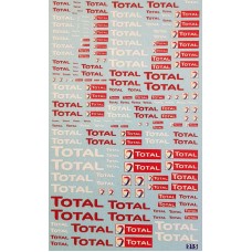 Total (New Style) Sponsor Decal Sheet 