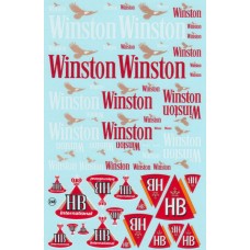 Winston and HB decal sheet