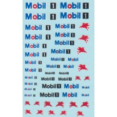 Mobil Sponsor Decal Sheet 