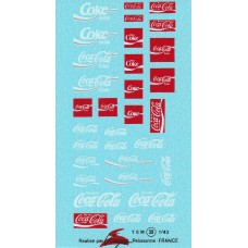 Coca-Cola Sponsor Decal Sheet