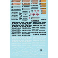 Dunlop Sponsor Decal Sheet including side wall