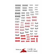 Firestone Sponsor Decal Sheet  