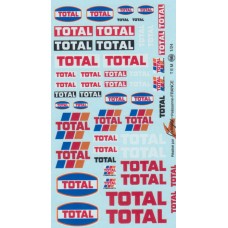 Total (Old Style) Sponsor Decal Sheet 