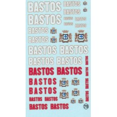 Bastos Sponsor Decal Sheet