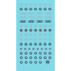 German Decal Sheet (Opel,Audi,Mercedes,VW,BMW) 