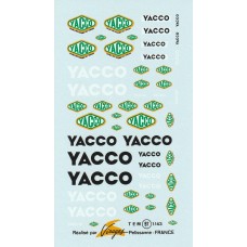 Yacco Sponsor Decal Sheet 