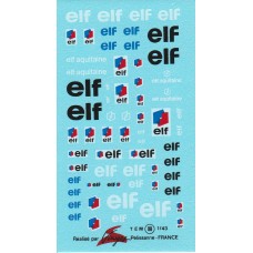 Elf Sponsor Decal Sheet