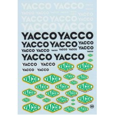 Yacco Sponsor Decal Sheet 