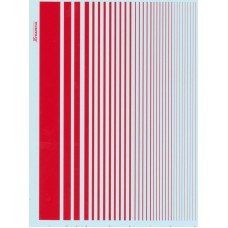 Xtradecal Red Stripe decal sheet