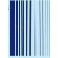 Xtradecal Blue Stripe decal sheet